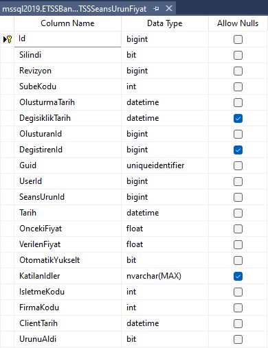 TblETSSSeansUrunKatilim
